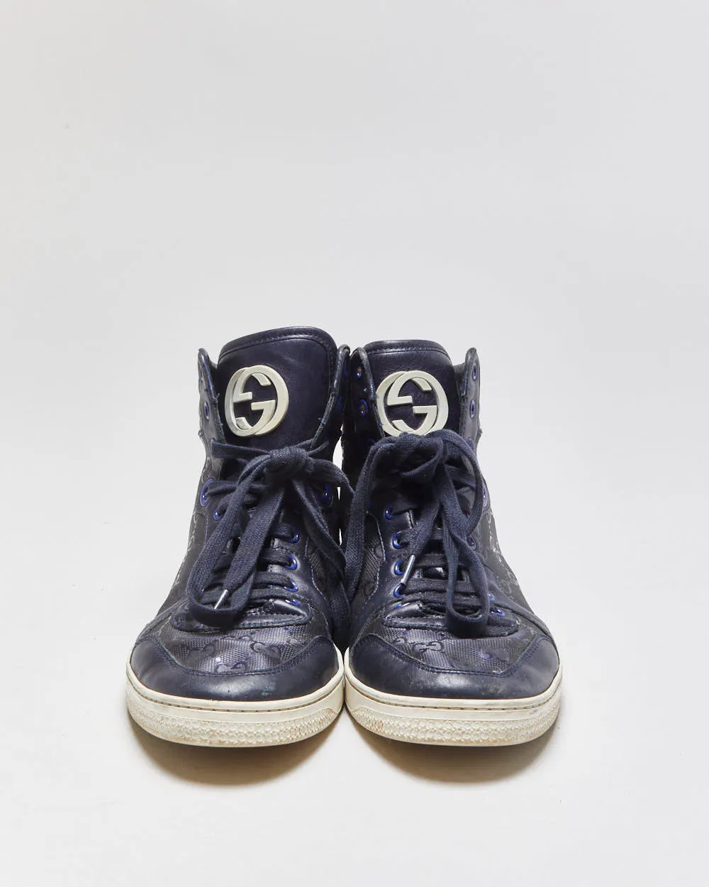 Gucci Imprime High Top Leather Trainers - UK6.5 sold by Rokit product image thumbnail 3