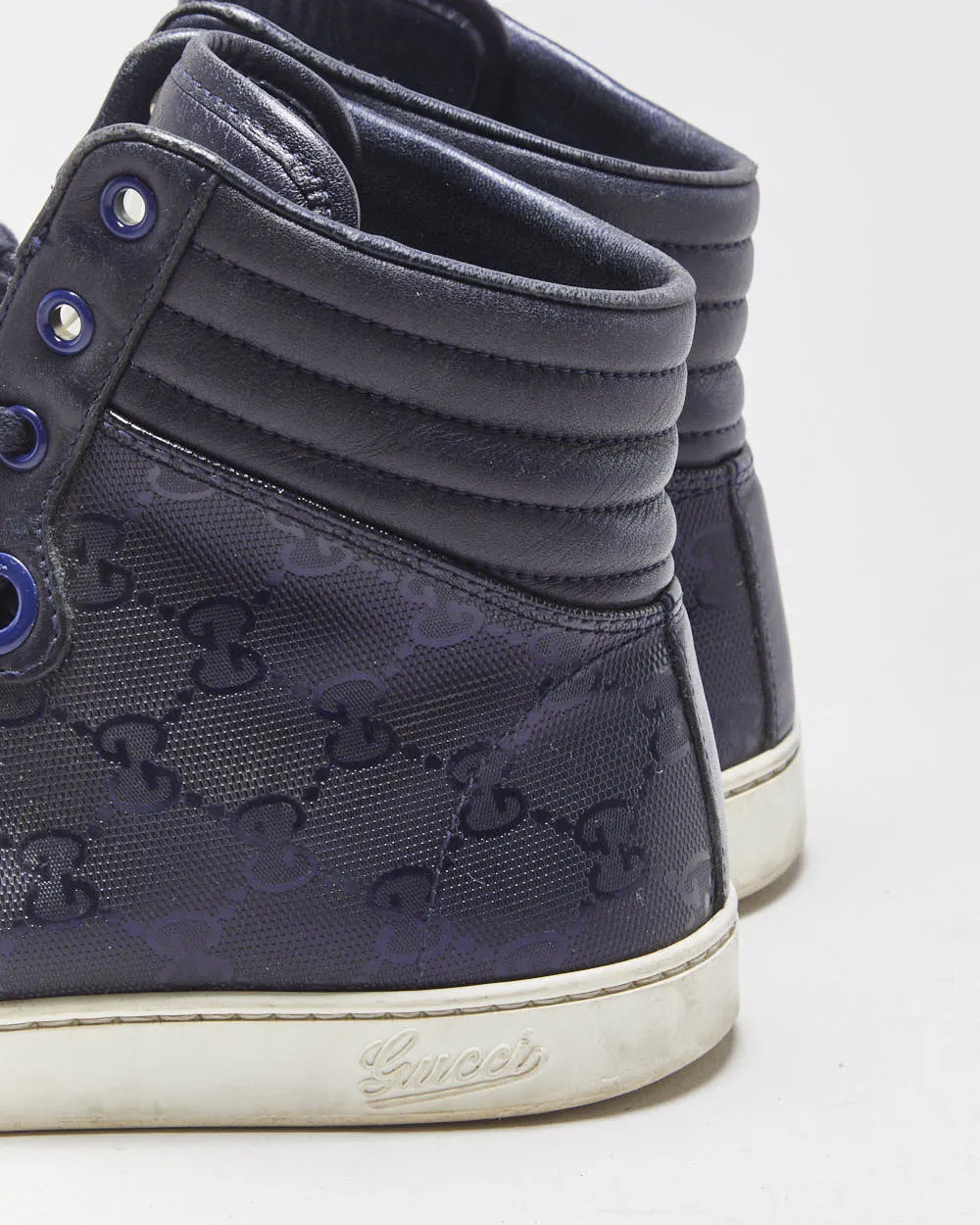 Gucci Imprime High Top Leather Trainers - UK6.5 sold by Rokit product image thumbnail 5