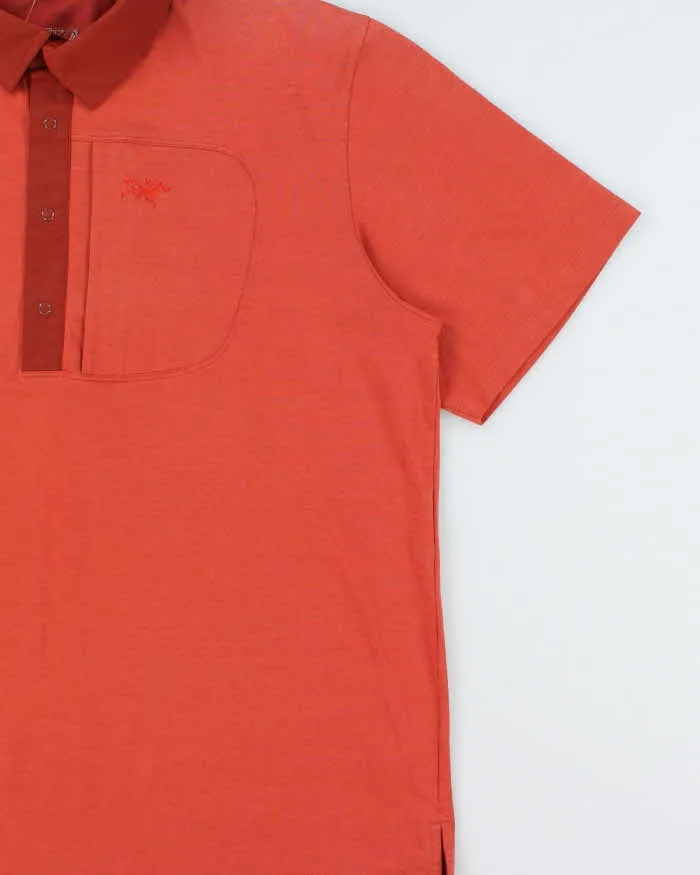 Vintage Y2K 00s Arc'teryx Coral Snap Button Short Sleeve Technical Polo Shirt - XL sold by Rokit product image thumbnail 3