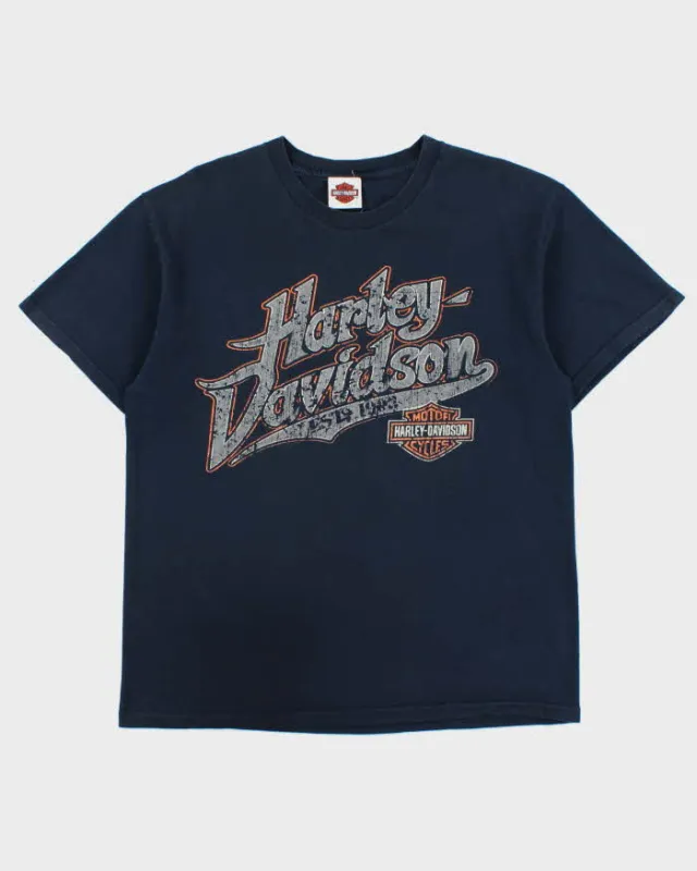Vintage Harley Davidson Cancun Mexico Heavyweight Crewneck T-Shirt - L made by Harley-Davidson