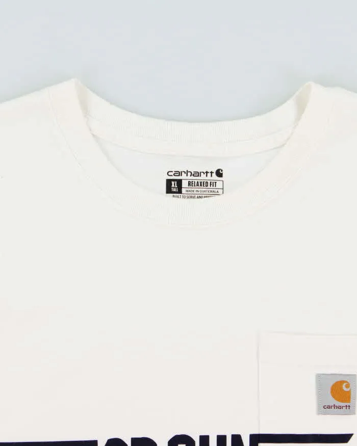Vintage Carhartt x Top Gun Heavyweight Relaxed Fit Crewneck Pocket T-Shirt - L sold by Rokit product image thumbnail 5
