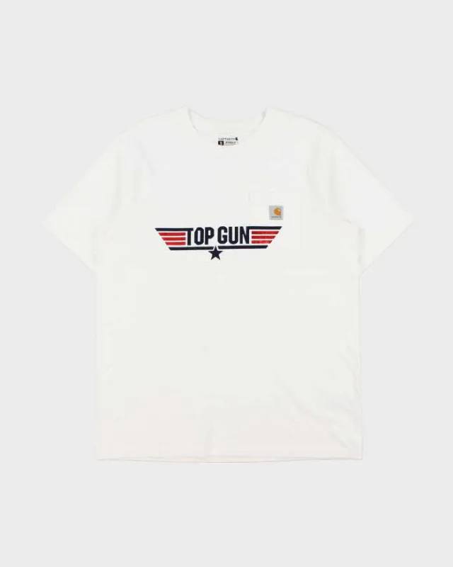 Vintage Carhartt x Top Gun Heavyweight Relaxed Fit Crewneck Pocket T-Shirt - L made by Carhartt