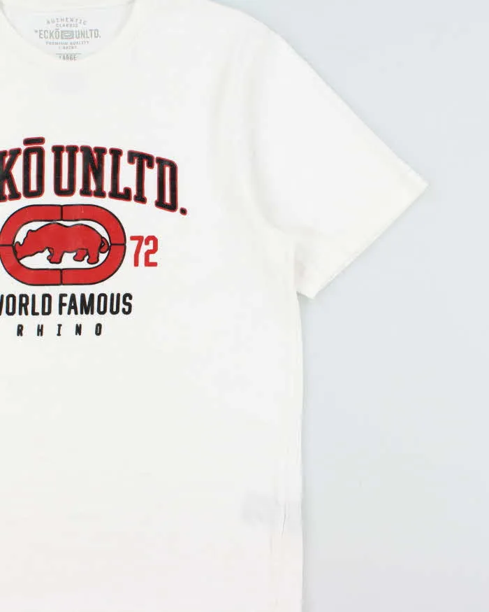 Vintage Y2K 00s Ecko UNLTD Puff Print Heavyweight Crewneck T-Shirt - L sold by Rokit product image thumbnail 3