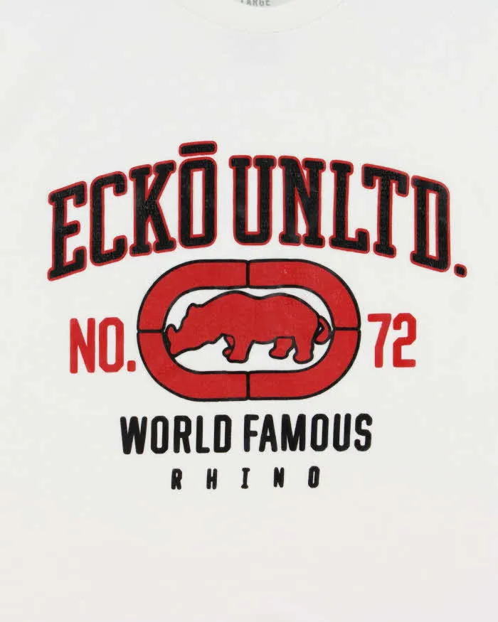 Vintage Y2K 00s Ecko UNLTD Puff Print Heavyweight Crewneck T-Shirt - L sold by Rokit product image thumbnail 4