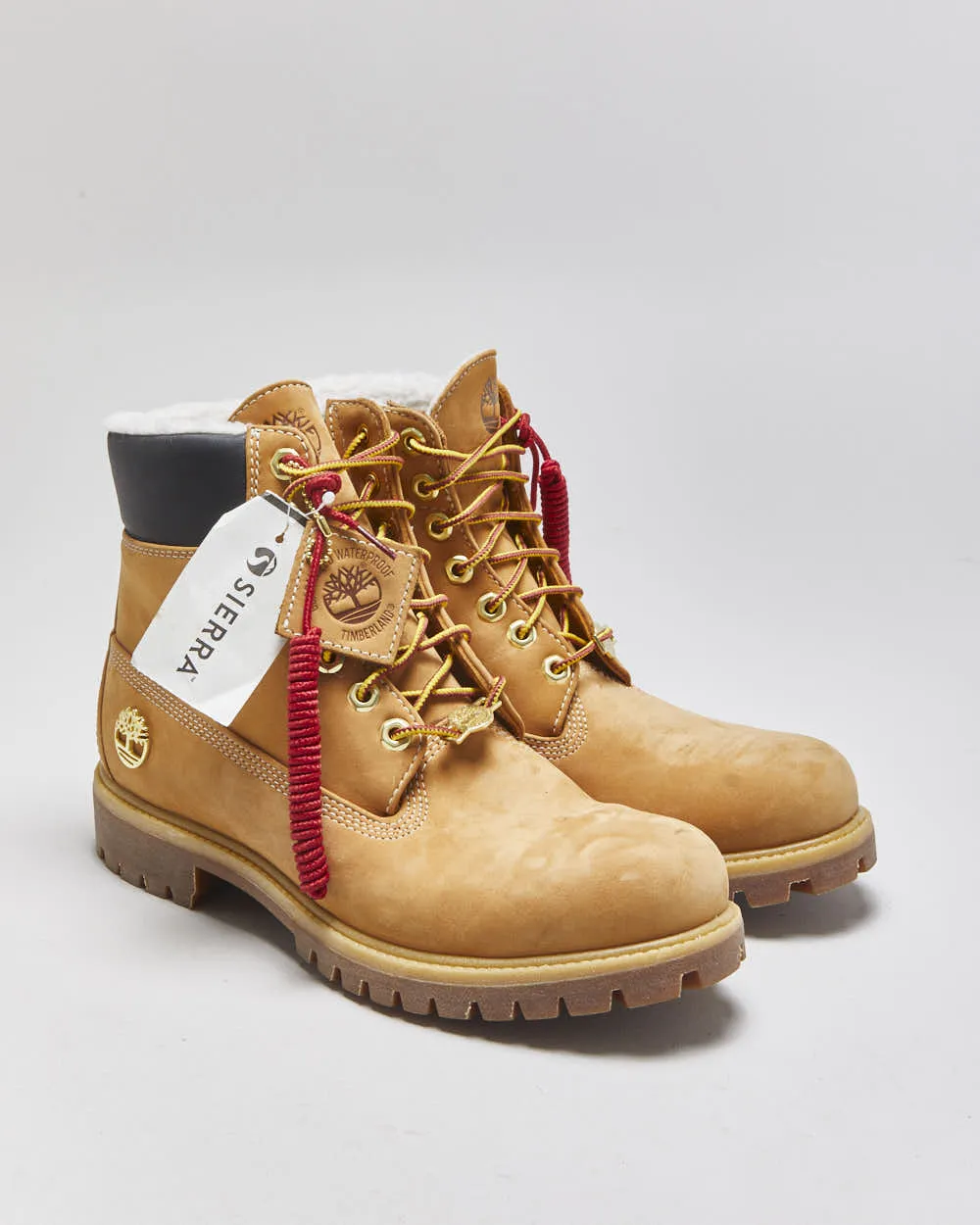 DSWT Timberland Wheat Nubuck 6" Premium Fur Warm Lined Ankle Boots - UK8 sold by Rokit