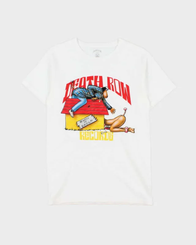 Vintage Death Row Records Snoop Kennel Heavyweight Crewneck T-Shirt - S made by Rokit