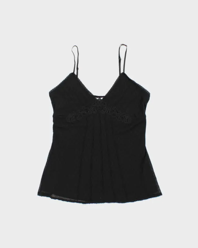 Vintage Y2k 2000s No Boundaries Lined Mesh Cami Top - L made by Rokit