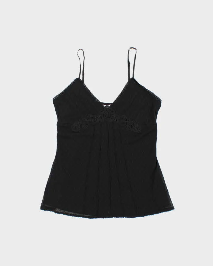Vintage Y2k 2000s No Boundaries Lined Mesh Cami Top - L sold by Rokit