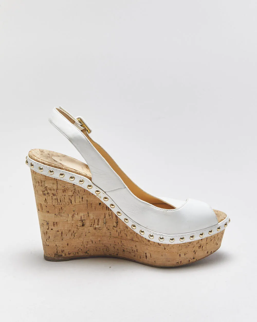 Christian Louboutin Monico Wedge Cork Sandals - UK4 sold by Rokit product image thumbnail 2