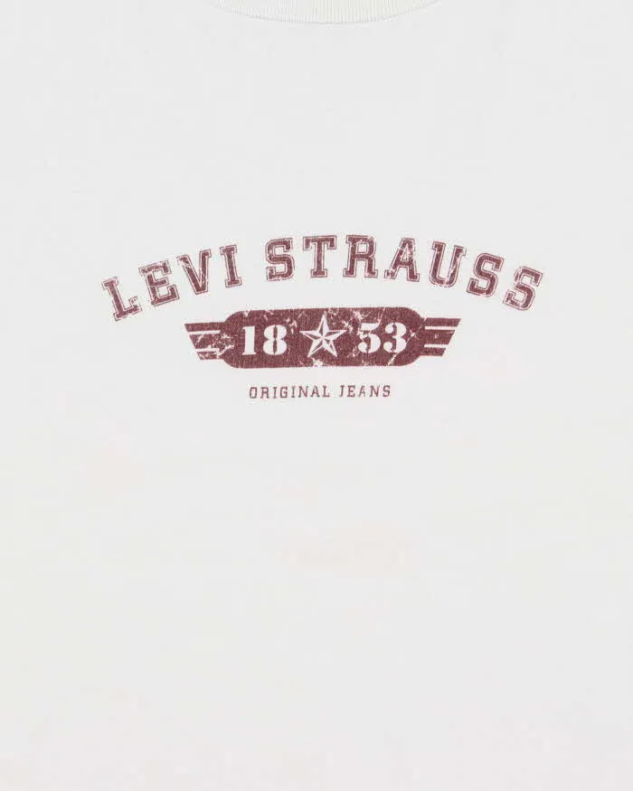 Vintage '00 Y2K Levi's Military Logo Heavyweight Made In Canada Crewneck T-Shirt - XL sold by Rokit product image thumbnail 4