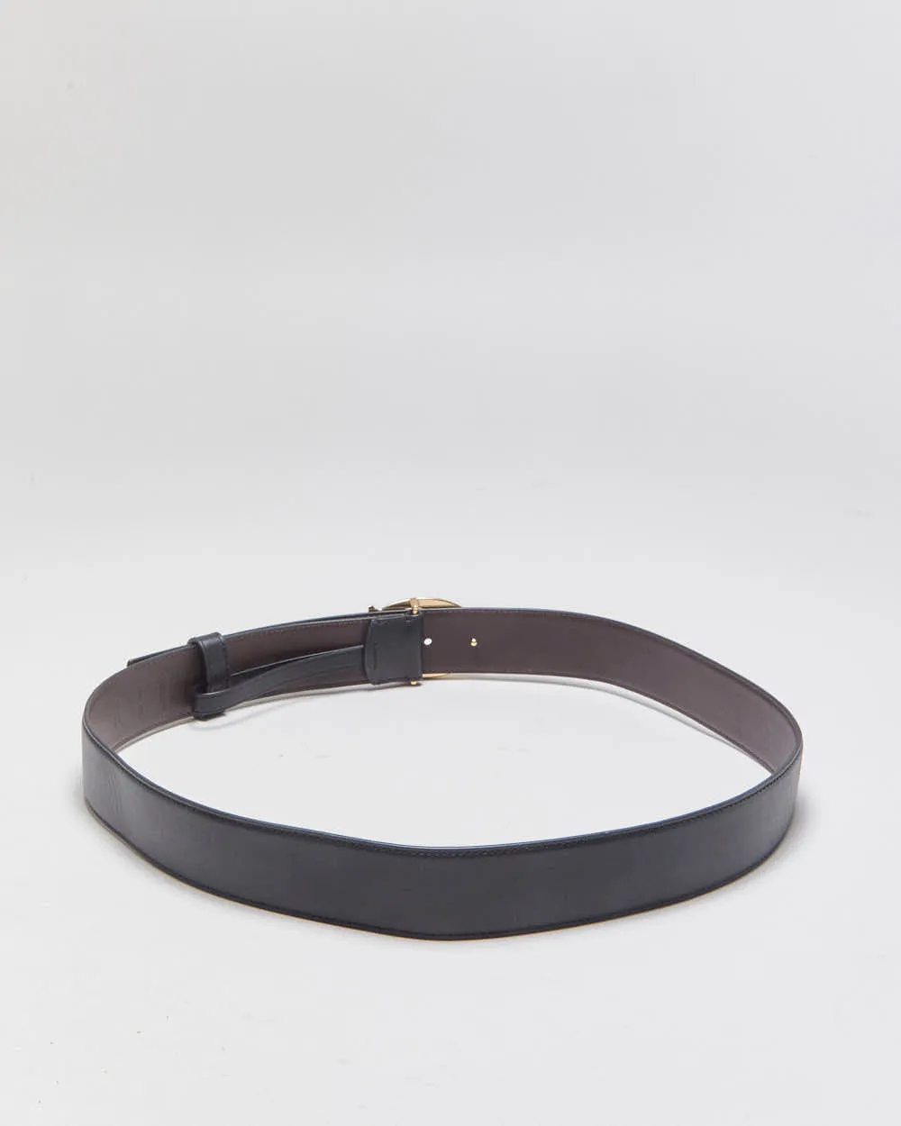 Coach Black Leather Signature C Buckle Belt - W36-W40 sold by Rokit product image thumbnail 3