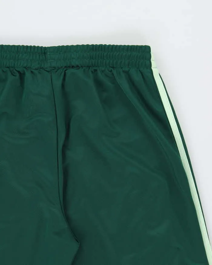 2025 Adidas Originals Women's Green Embroidered Wide Leg Firebird Tracksuit Bottoms - S sold by Rokit product image thumbnail 4