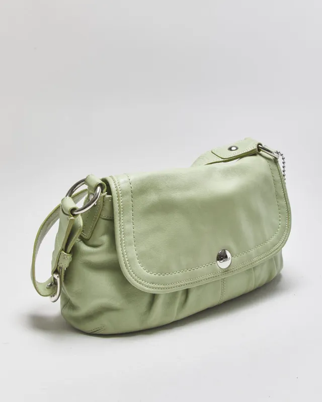 Vintage Y2k 2000s Coach Soho Pleated Flap Handbag made by Coach