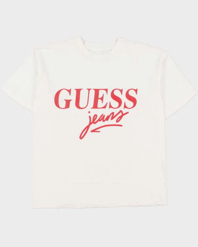 Vintage 1990s Guess Jeans Heavyweight Single Stitch Crewneck T-Shirt - L made by Guess