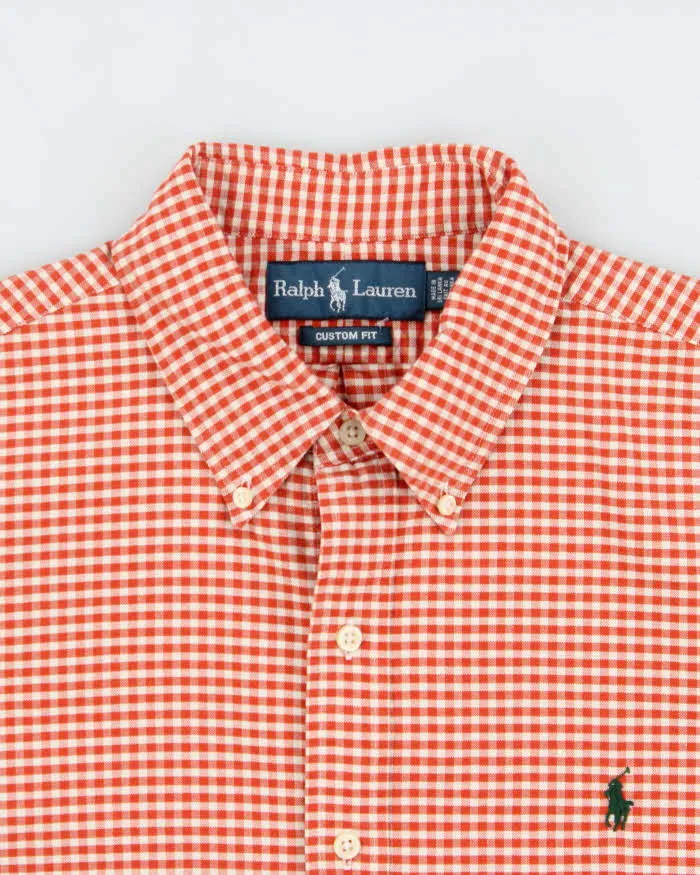 Vintage Y2K 00s Ralph Lauren Gingham Custom Fit Long Sleeve Shirt - L sold by Rokit product image thumbnail 5