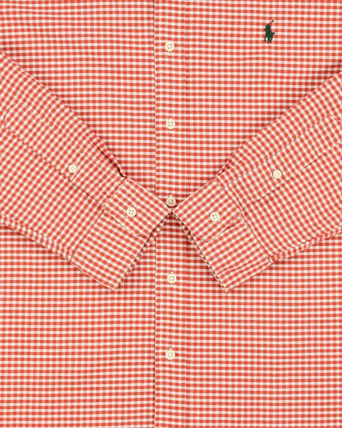 Vintage Y2K 00s Ralph Lauren Gingham Custom Fit Long Sleeve Shirt - L sold by Rokit product image thumbnail 4