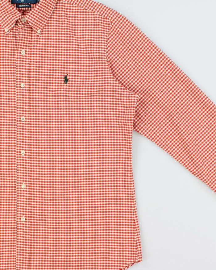 Vintage Y2K 00s Ralph Lauren Gingham Custom Fit Long Sleeve Shirt - L sold by Rokit product image thumbnail 3