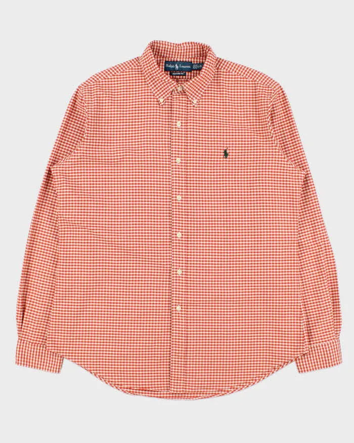 Vintage Y2K 00s Ralph Lauren Gingham Custom Fit Long Sleeve Shirt - L sold by Rokit
