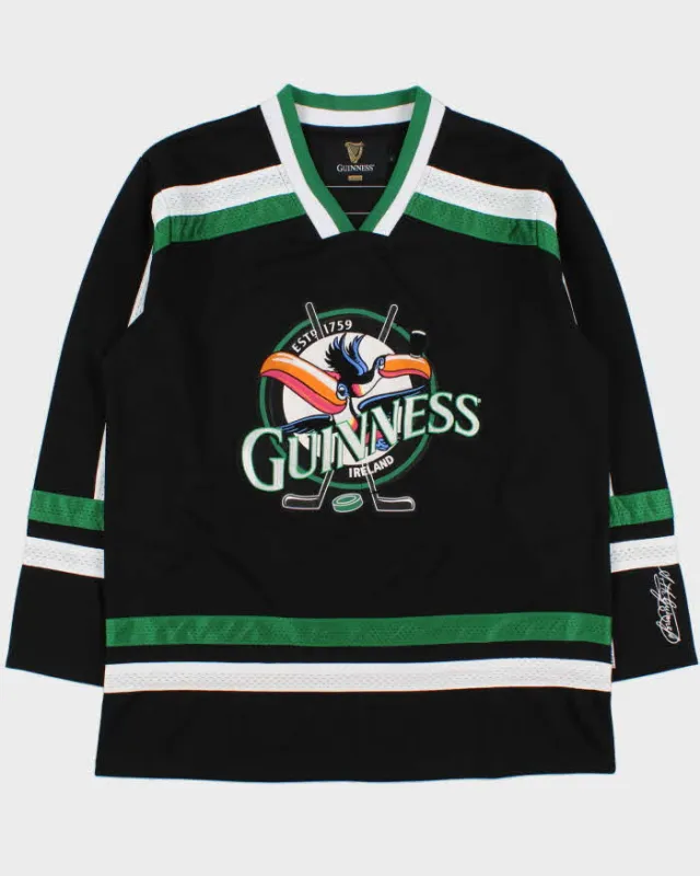 Vintage Y2K 00s Guinness Ireland Heavyweight Embroidered Toucan Ice Hockey Jersey - L made by Rokit
