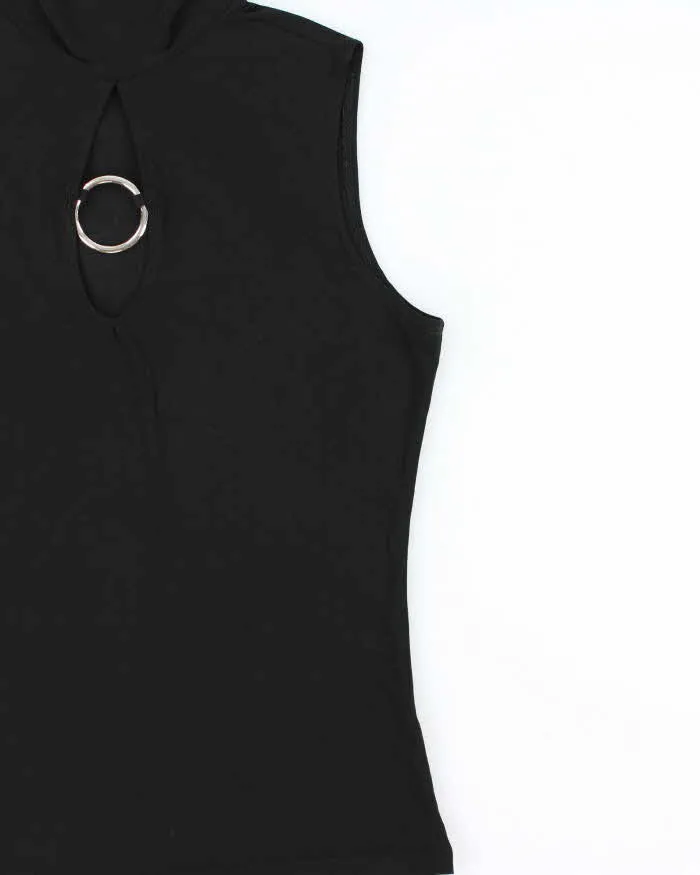 Vintage 1990s Suzie In The City O Ring High Neck Top - M sold by Rokit product image thumbnail 3