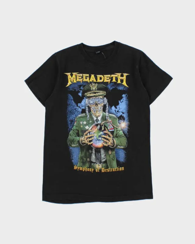 Vintage Megadeth Symphony Of Destruction '18 Tultex Crewneck T-Shirt - S made by Rokit