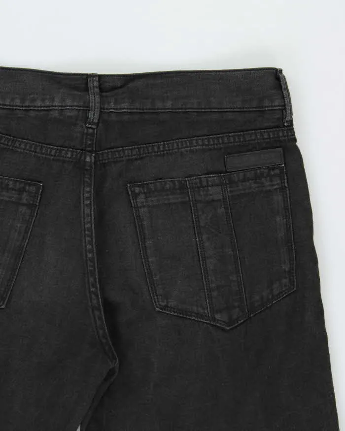 Vintage Burberry Black Mid-Rise Canvas Denim Relaxed Straight Leg Jeans - W32 L32 sold by Rokit product image thumbnail 4