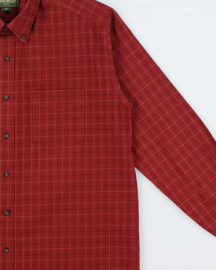 Vintage Eddier Bauer Oversized Heavyweight Checked Long Sleeve Shirt - L sold by Rokit product image thumbnail 3