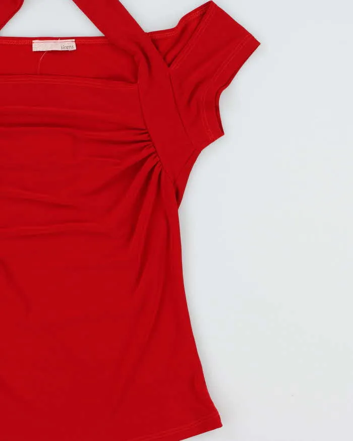 Vintage Y2k 2000s Sirens Halter Neck Cap Sleeve Top - XS sold by Rokit product image thumbnail 3