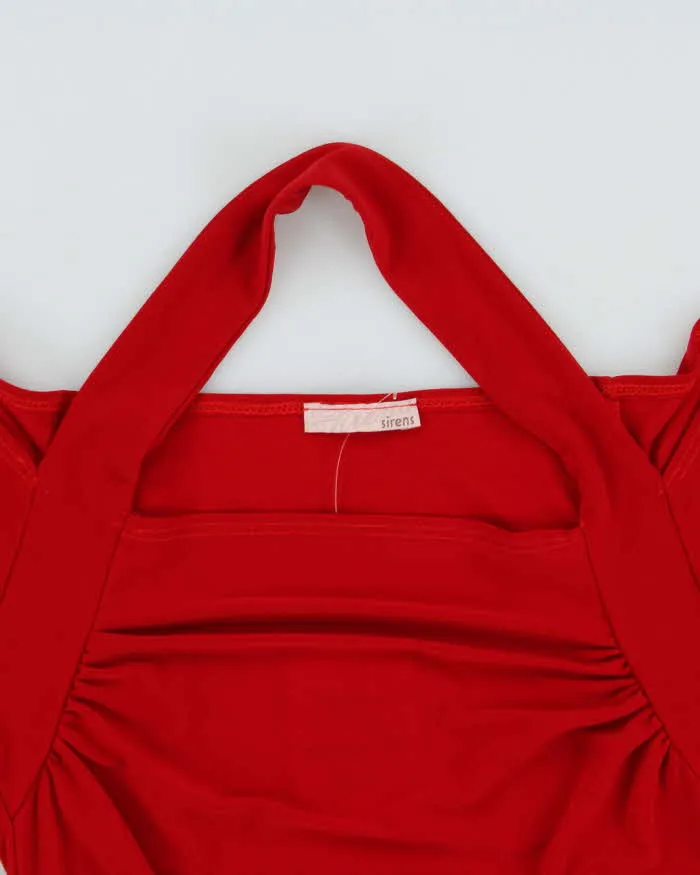 Vintage Y2k 2000s Sirens Halter Neck Cap Sleeve Top - XS sold by Rokit product image thumbnail 5