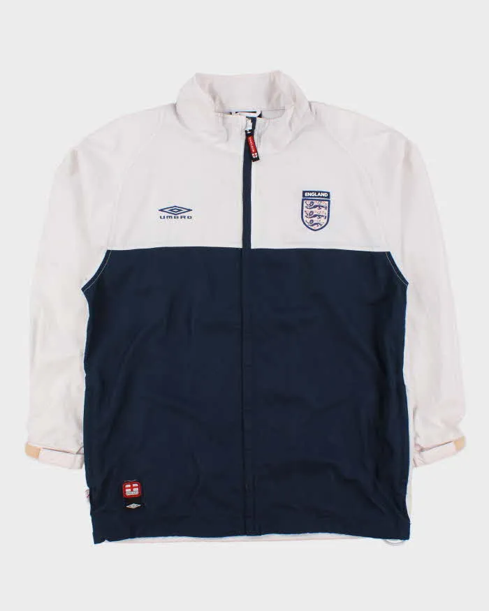 Vintage 2005-06 Y2K Umbro England Football Lightweight Shell Training Jacket - S sold by Rokit