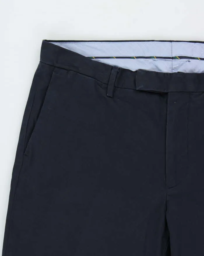 Vintage Polo Ralph Lauren Navy Stretch Straight Fit Casual Chino Trousers - W35 L30 sold by Rokit product image thumbnail 3