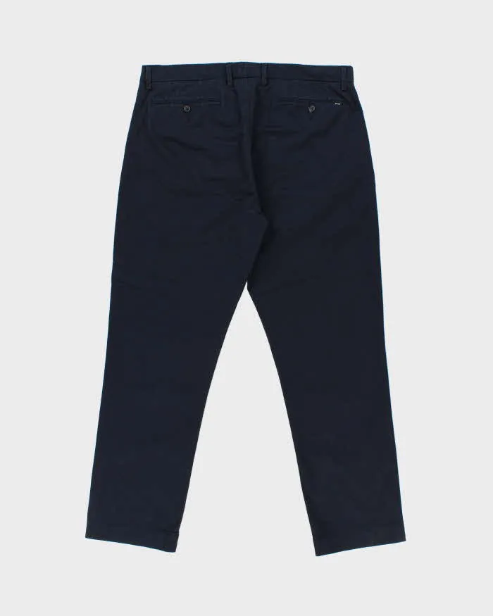 Vintage Polo Ralph Lauren Navy Stretch Straight Fit Casual Chino Trousers - W35 L30 sold by Rokit product image thumbnail 2