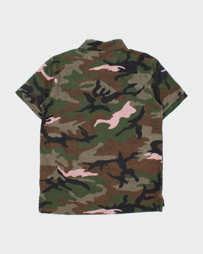 Vintage Polo Ralph Lauren Woodland Camo Custom Slim Fit Short Sleeve Polo Shirt - M sold by Rokit product image thumbnail 2