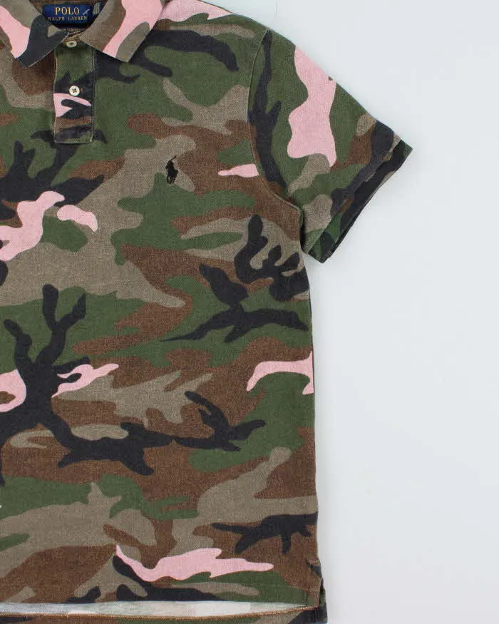 Vintage Polo Ralph Lauren Woodland Camo Custom Slim Fit Short Sleeve Polo Shirt - M sold by Rokit product image thumbnail 3