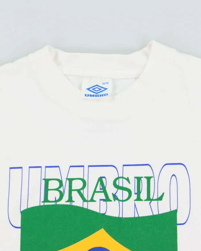 Vintage Umbro 1998 World Cup Brasil Futbol Heavyweight Crewneck T-Shirt - L sold by Rokit product image thumbnail 5