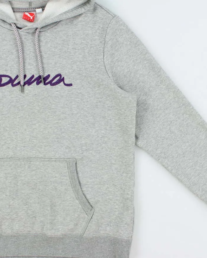 Vintage Puma Grey Marl Women's Midweight Embroidered Pullover Hoodie - XL sold by Rokit product image thumbnail 3