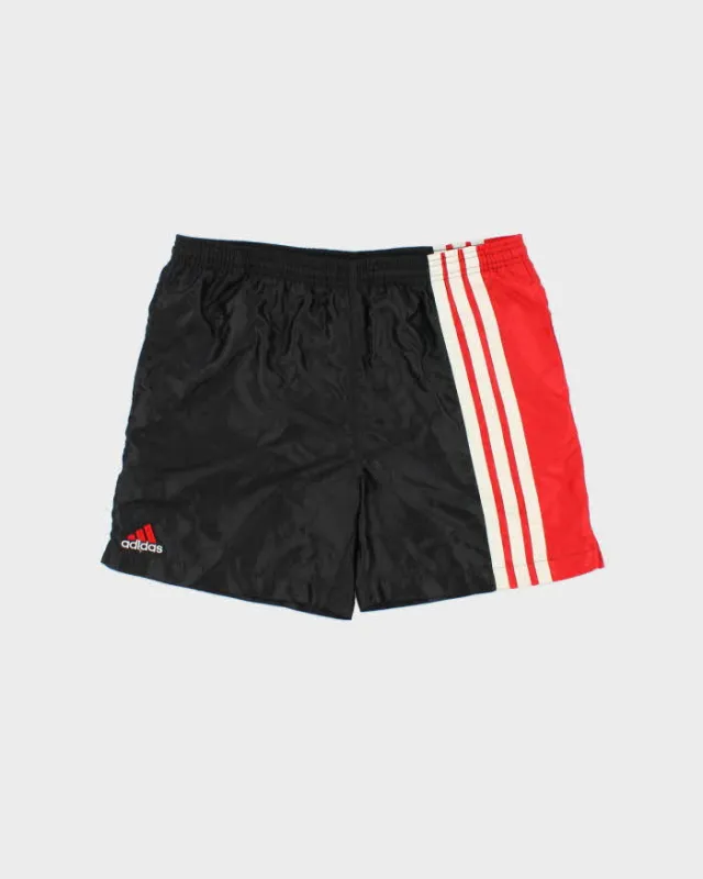Vintage 1990s Adidas Embroidered 3-Stripe Two Tone Casual / Swim Shorts - XL made by Adidas