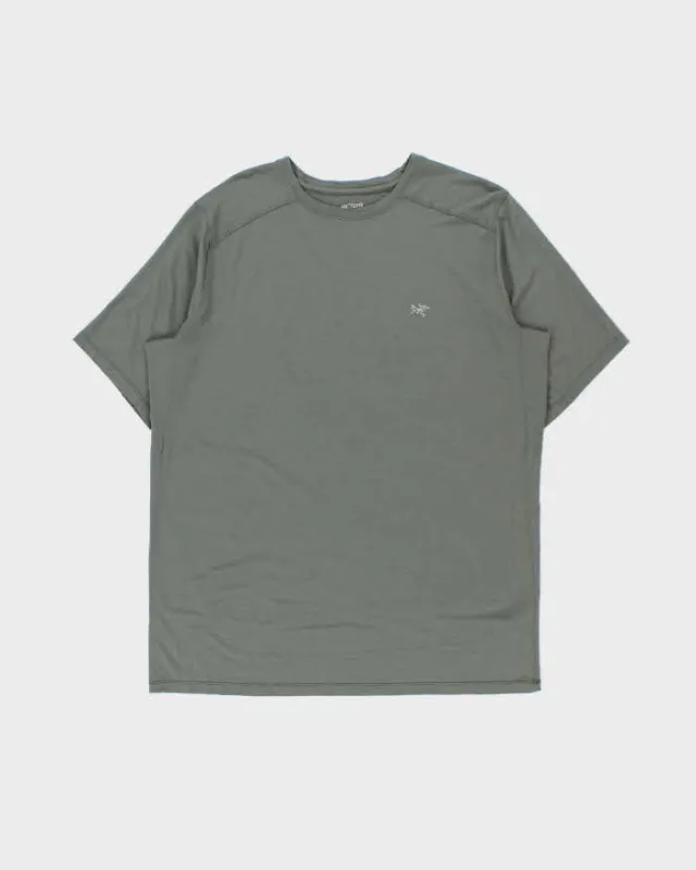 2022 Arc'teryx Sage Green 'Ionia Merino Wool' Fair Trade Crewneck T-Shirt - XL made by Arc'teryx