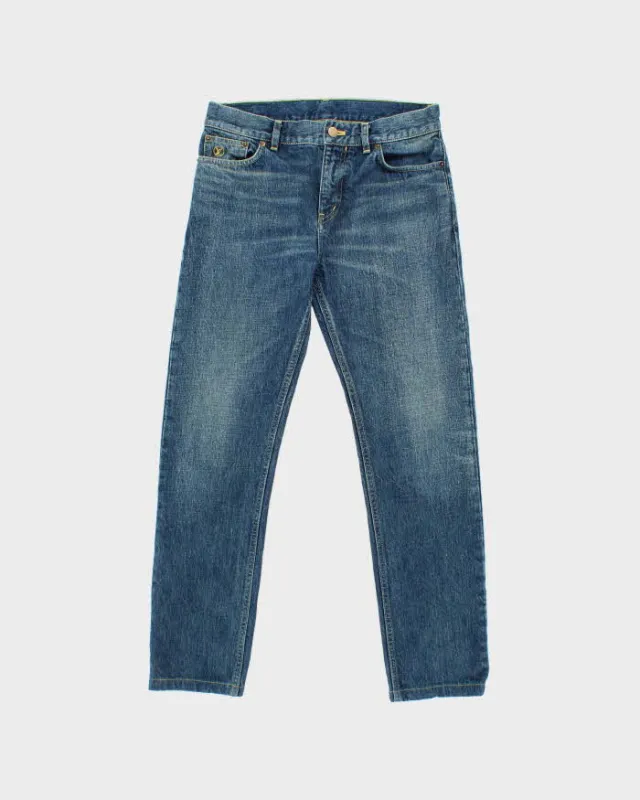 Louis Vuitton Mid-Rise Made In Japan Distressed Wash Denim Slim Fit Jeans - W29 L28 made by Louis Vuitton