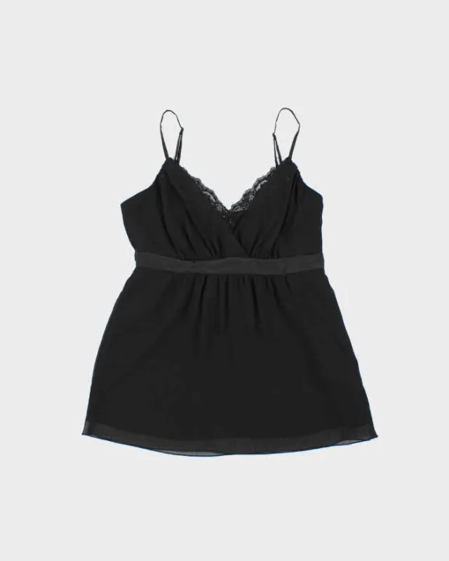 Vintage Y2k 2000s Esprit Floaty Beaded Detail Cami Top - S made by Rokit