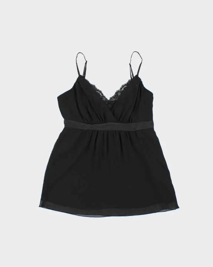 Vintage Y2k 2000s Esprit Floaty Beaded Detail Cami Top - S sold by Rokit