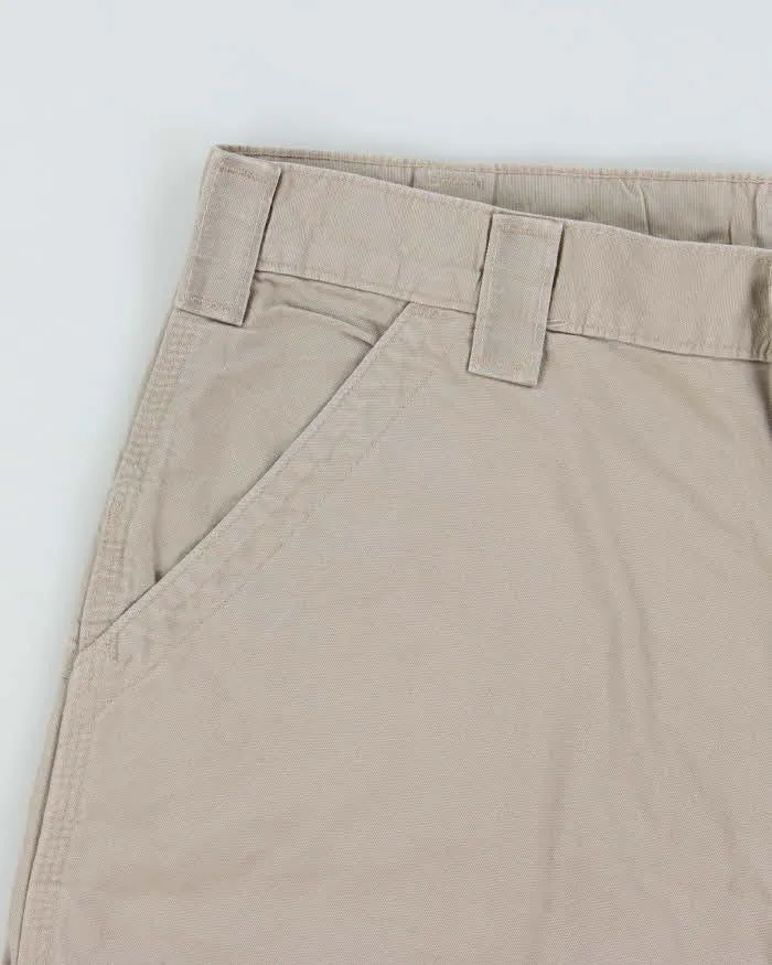 Vintage Carhartt B147 Tan Canvas Loose Original Fit Carpenter Shorts - W36 sold by Rokit product image thumbnail 3