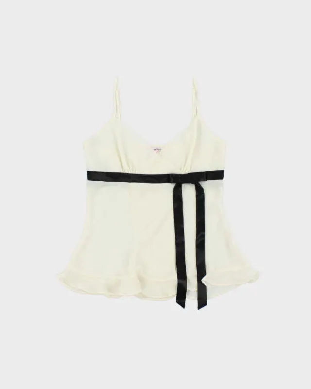 Vintage Y2k 2000s La Vie En Rose Mesh Cami Top - S made by Rokit