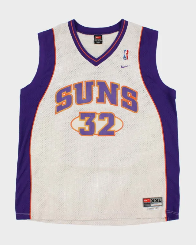 Vintage 2004-06 Nike Team Phoenix Suns Stoudemire #32 NBA Stitched +2 Swingman Away Jersey - XXL made by Rokit