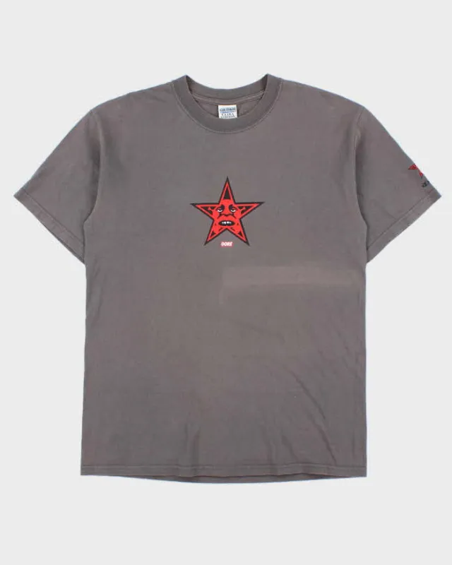 Vintage 2004 Shrek 2 'Ogre' Obey Rip Movie Promo Heavyweight Gildan Ultra Crewneck T-Shirt - M made by Rokit