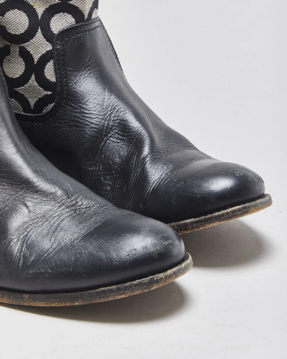 Vintage Coach Chrissi Signiature Tall Leather Riding Boots - UK7.5 sold by Rokit product image thumbnail 5