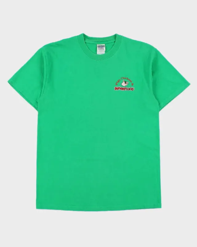 Vintage Y2K 00s Bottom Feeders Alabama Heavyweight Gildan Ultra Crewneck T-Shirt - M made by Rokit