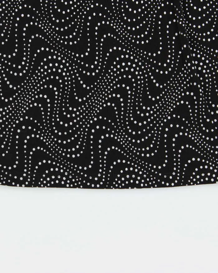 Vintage 1990s Bleeker & McDougal Spotty Polka Dot High Neck Top - M sold by Rokit product image thumbnail 4