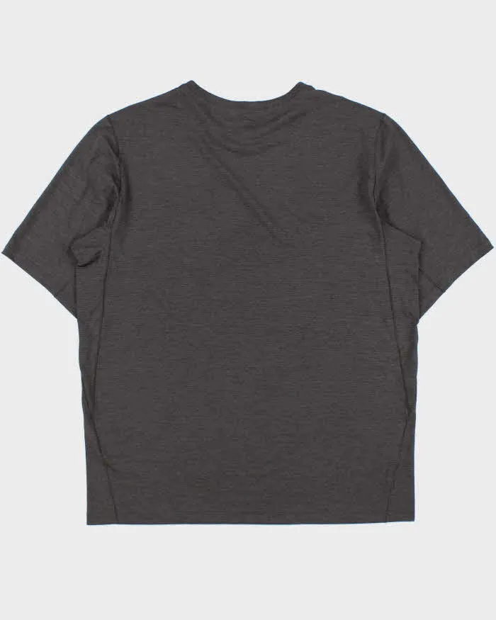 Arc'teryx Grey Marl 'Cormac SS' Crewneck 3M Bird Toque Technical T-Shirt - L sold by Rokit product image thumbnail 2