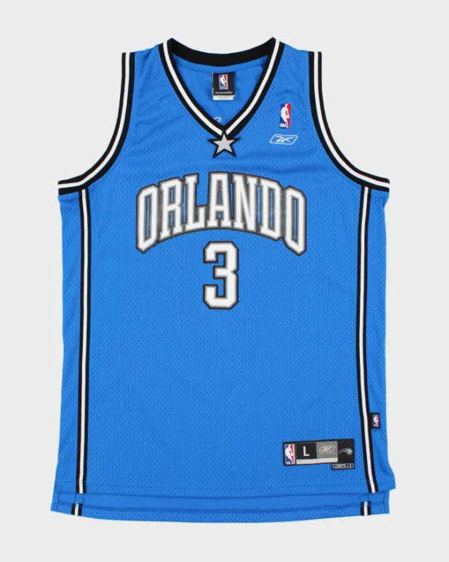 Vintage 2004-06 Reebok Orlando Magic Francis #3 NBA Stitched +2 Swingman Away Jersey - L made by Rokit